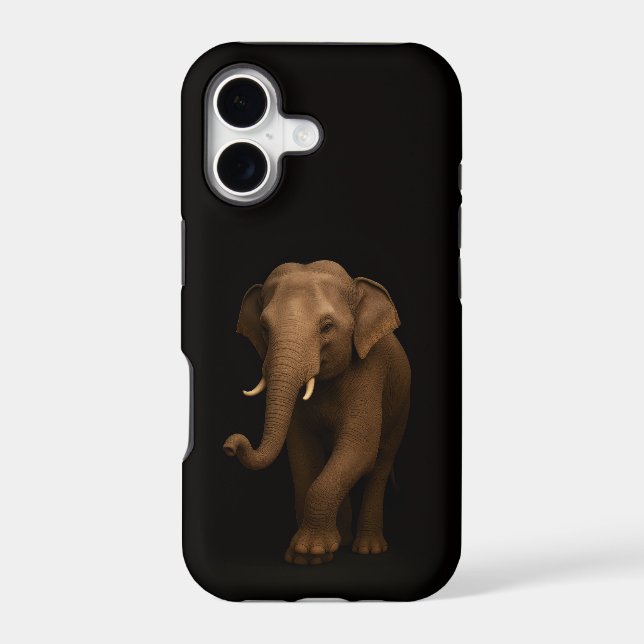 Black 4 Luxe iPhone 17 Mate, Indian Elephant (Back)