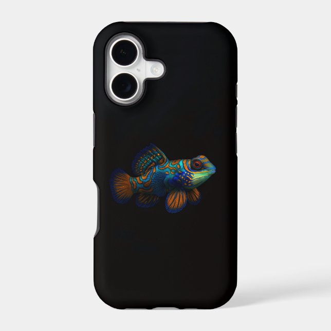 Black 4 Luxe iPhone 17 Mate, Mandarin Dragonet (Back)