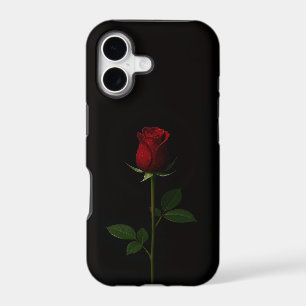 Black 4 Luxe iPhone 17 Mate, Velvet Red Rose