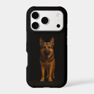Black 4 Luxe iPhone 17 Pro, chien berger allemand