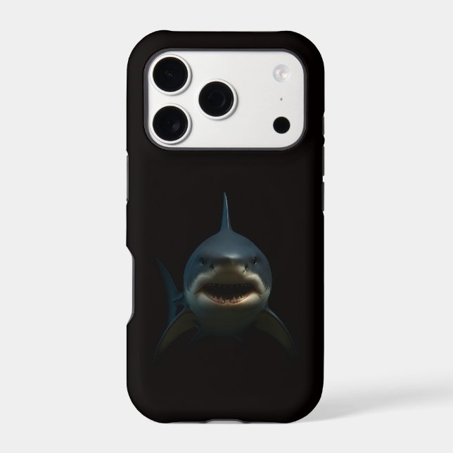 Black 4 Luxe iPhone 17 Pro, Great White Shark (Back)