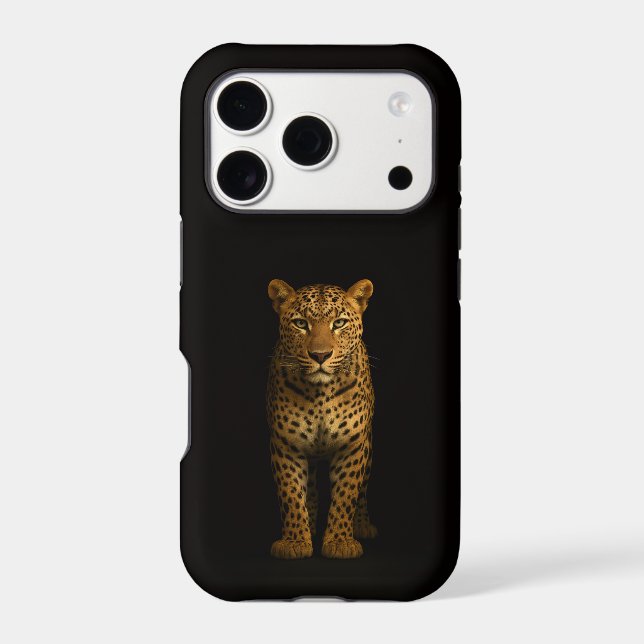 Black 4 Luxe iPhone 17 Pro, Léopard Majestueux (Verso)