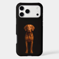 Black 4 Luxe iPhone 17 Pro Max, Agile Vizsla Dog