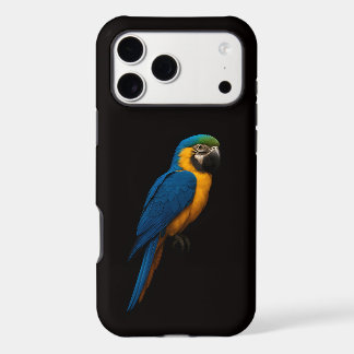 Black 4 Luxe iPhone 17 Pro Max Blue Yellow Macaw