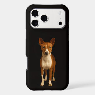 Black 4 Luxe iPhone 17 Pro Max, Classy Basenji Dog