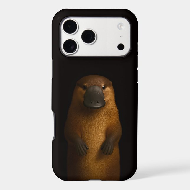 Black 4 Luxe iPhone 17 Pro Max, Elegant Platypus (Verso)