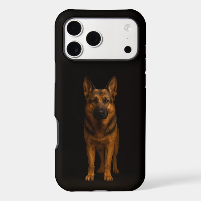 Black 4 Luxe iPhone 17 Pro Max, German Shepherd (Back)