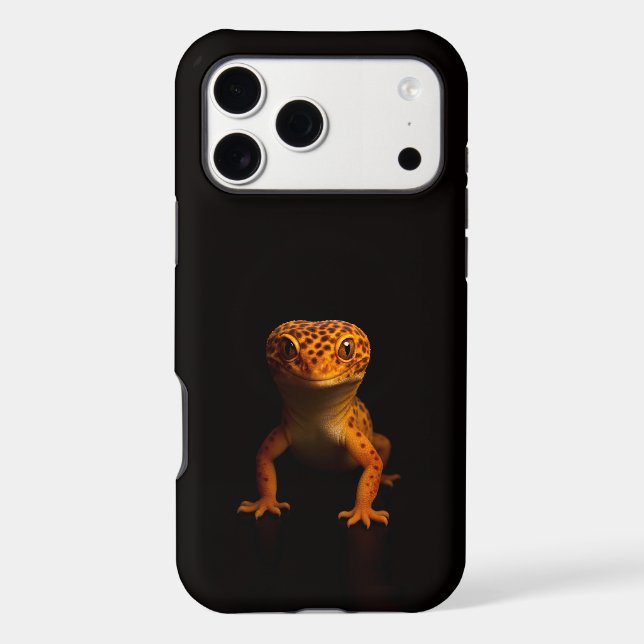 Black 4 Luxe iPhone 17 Pro Max Leopard Gecko (Back)