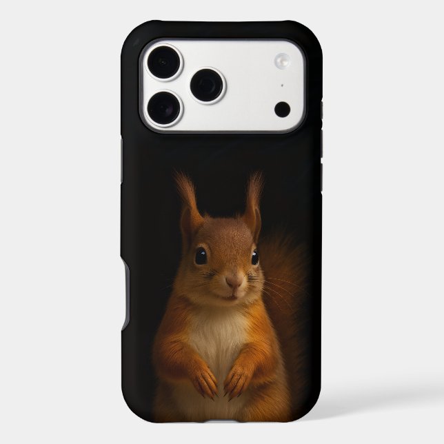 Black 4 Luxe iPhone 17 Pro Max Red Squirrel (Back)