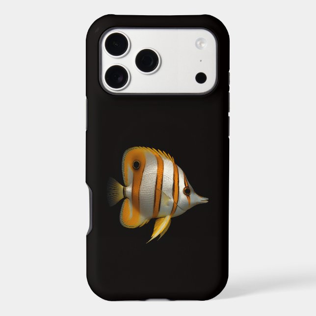 Black 4 Luxe iPhone 17 Pro Max Reef Butterflyfish (Back)