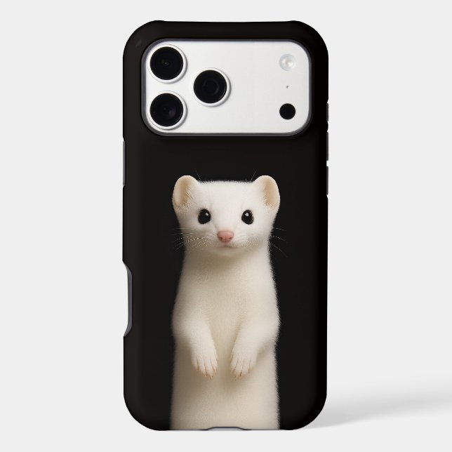 Black 4 Luxe iPhone 17 Pro Max, Stylish Ermine (Back)