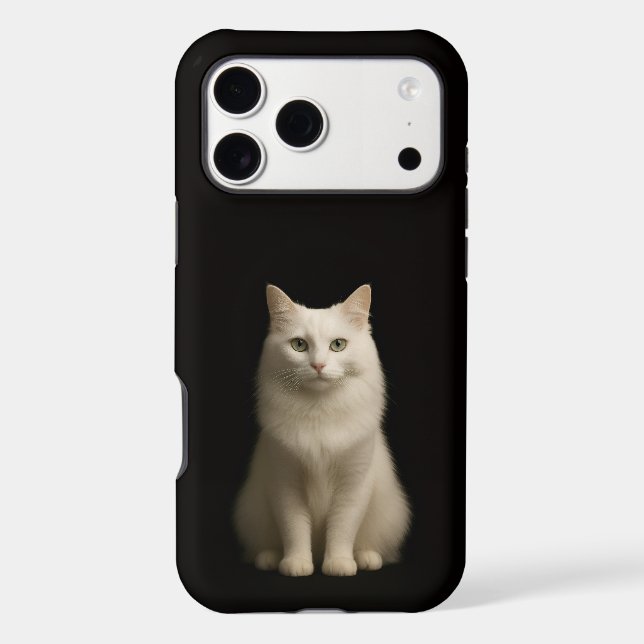 Black 4 Luxe iPhone 17 Pro Max Turkish Angora Cat (Back)
