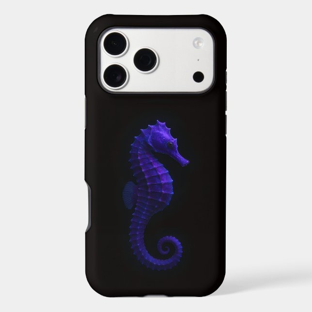 Black 4 Luxe iPhone 17 Pro Max Violet Seahorse (Back)