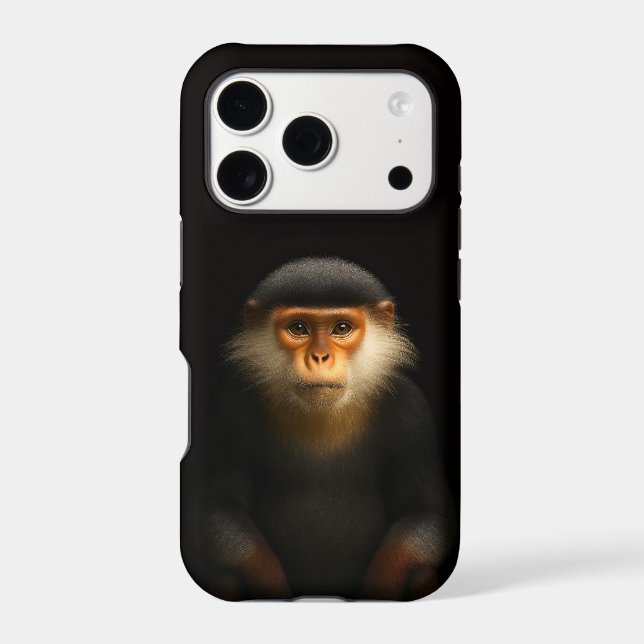 Black 4 Luxe iPhone 17 Pro, Red Douc Langur (Back)