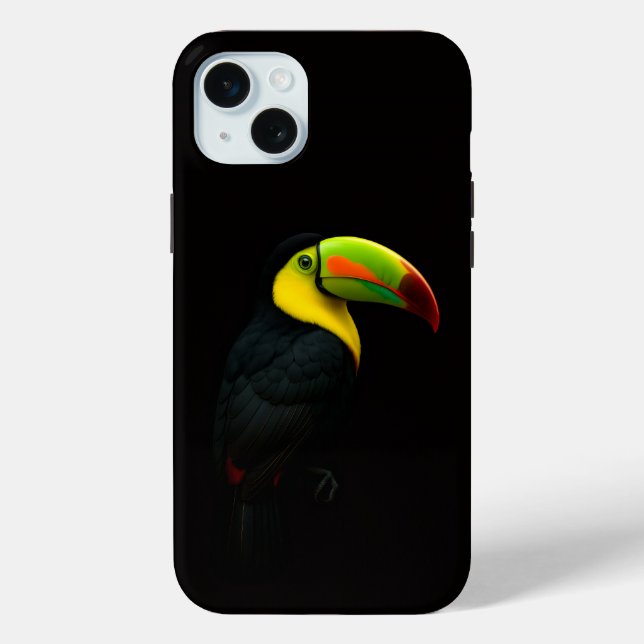 Black 4 Luxe, Keel Billed Tucan Case-Mate iPhone Case (Back)