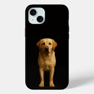 Black 4 Luxe, Minimalist Labrador iPhone 15 Plus iPhone 15 Mini Case