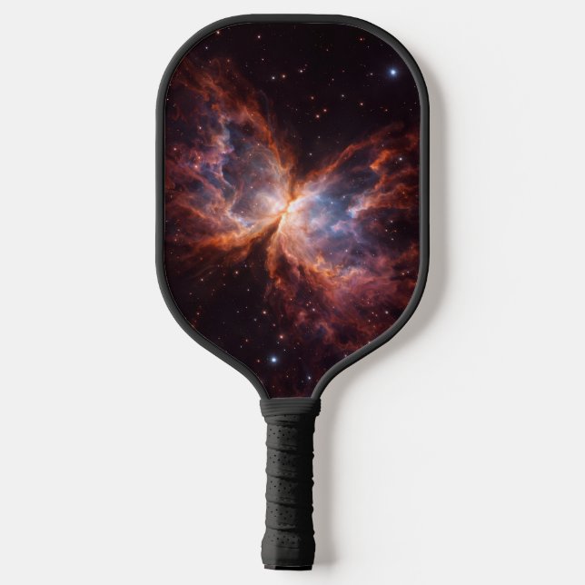 Black 4 Luxe Pickleball Paddle, Butterfly Nebula Pickleball Paddle (Back)
