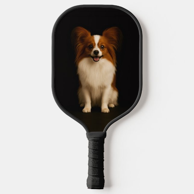 Black 4 Luxe Pickleball Paddle, Refined Papillon Pickleball Paddle (Back)