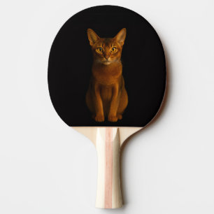 Black 4 Luxe ping pong paddle, Abyssinian Beauty Paddle