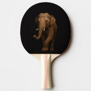 Black 4 Luxe ping pong paddle, Indian Elephant Ping Pong Paddle