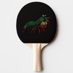 Black 4 Luxe ping pong paddle, Mantis Shrimp Paddle