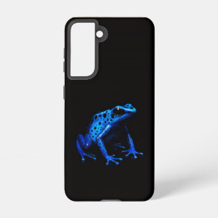 Black 4 Luxe Samsung Galaxy S21, Blue Frog Samsung Galaxy Case