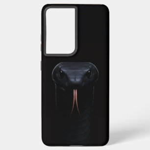 Black 4 Luxe Samsung Galaxy S21 Plus, Black Mamba Samsung Galaxy Case