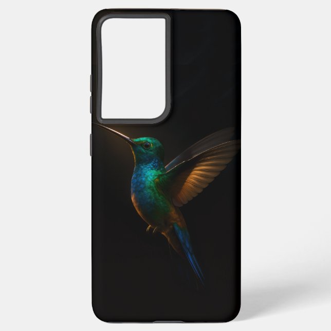 Black 4 Luxe Samsung Galaxy S21 Plus, Flying Bird Samsung Galaxy S21+ Case (Back)