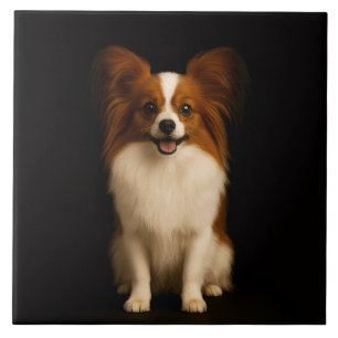 Black 4 Luxe Tile with Refined Toy Papillon