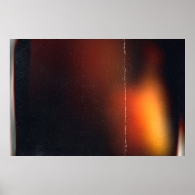 Black abstract background. Photo effect. Retro fil Poster (Front)