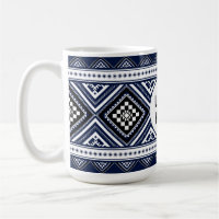 Black Abstract Ethnic Geometric Patterns with Logo