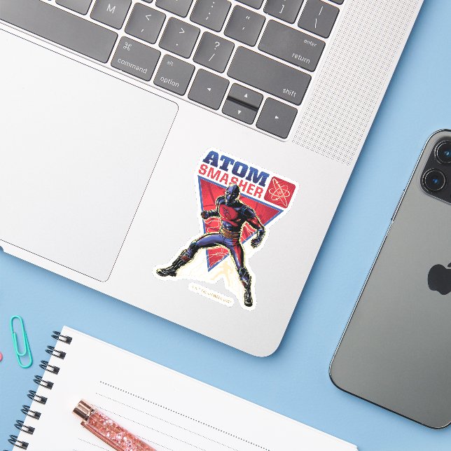 Black Adam | Atom Smasher Character Graphic (Laptop w/ iPhone)
