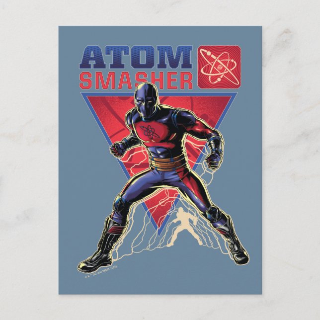Black Adam | Atom Smasher Character Graphic Postcard (Front)