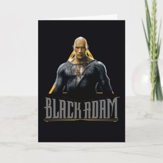 Black Adam Character and Name Graphic Card