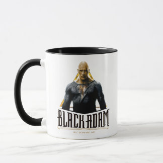 Black Adam Character and Name Graphic Mug