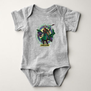 Black Adam Cyclone Character Graphic Baby Bodysuit
