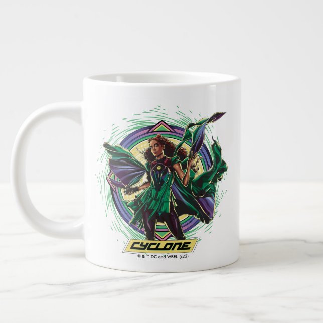 Black Adam | Cyclone Character Graphic Large Coffee Mug (Left)