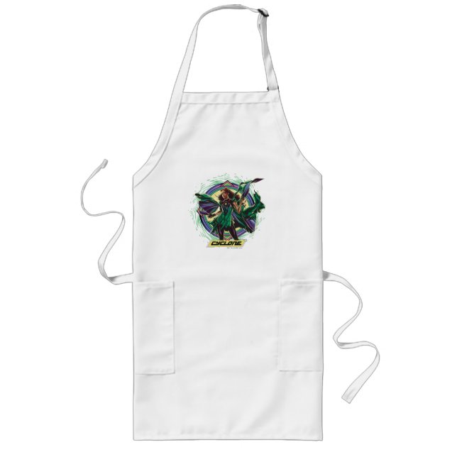 Black Adam | Cyclone Character Graphic Long Apron (Front)