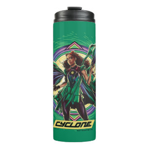 Black Adam   Cyclone Character Graphic Thermal Tumbler