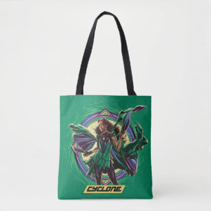Black Adam Cyclone Character Graphic Tote Bag
