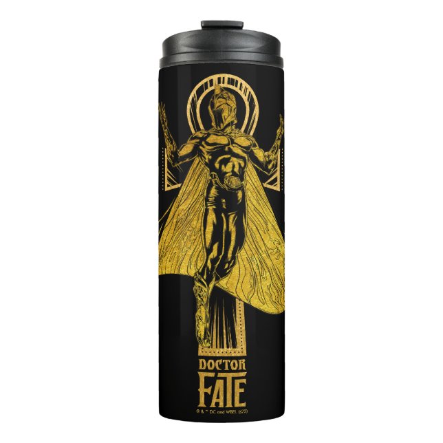 Black Adam | Doctor Fate Character Graphic Thermal Tumbler (Front)