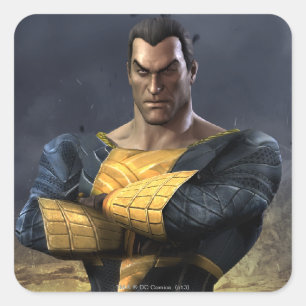 Black Adam Square Sticker