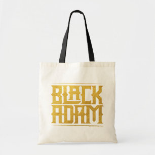 Black Adam Stacked Name Graphic Tote Bag