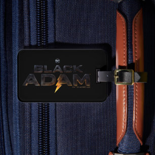 Black Adam Theatrical Logo Luggage Tag