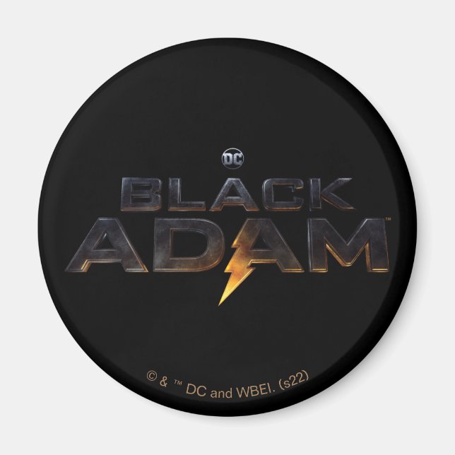 Black Adam Theatrical Logo Magnet (Front)