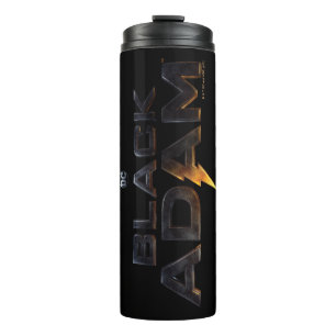 Black Adam Theatrical Logo Thermal Tumbler