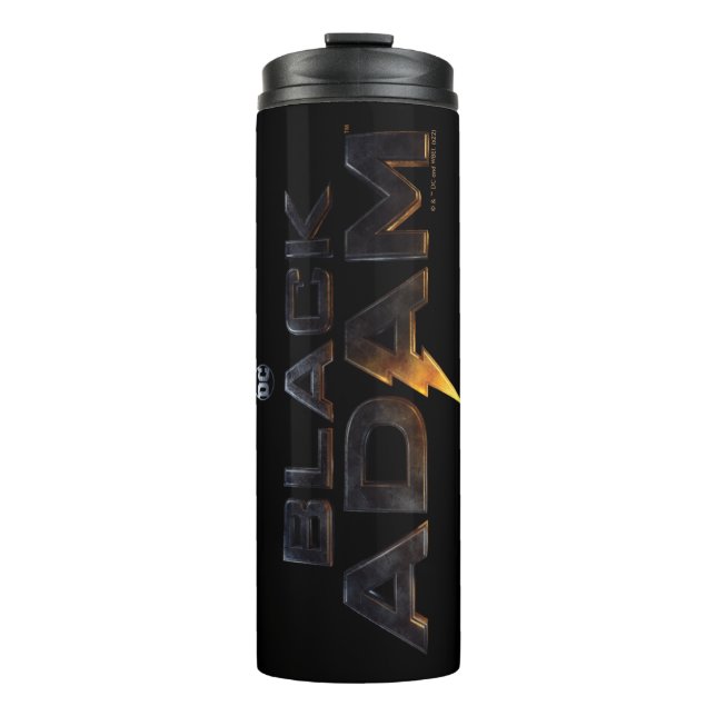 Black Adam Theatrical Logo Thermal Tumbler (Front)