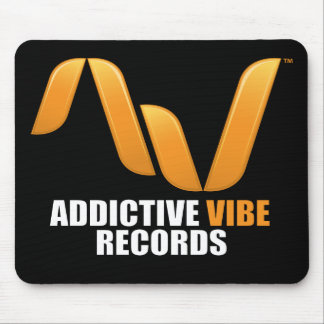 Black Addictive Vibe Records mousepad