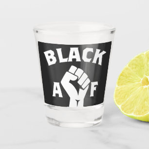 Black AF Fist Shot Glass