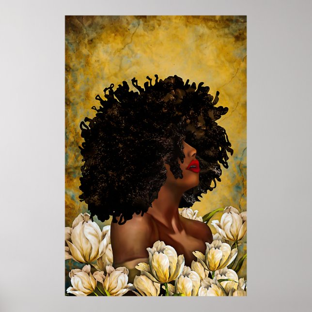 Black African American Poster (Front)